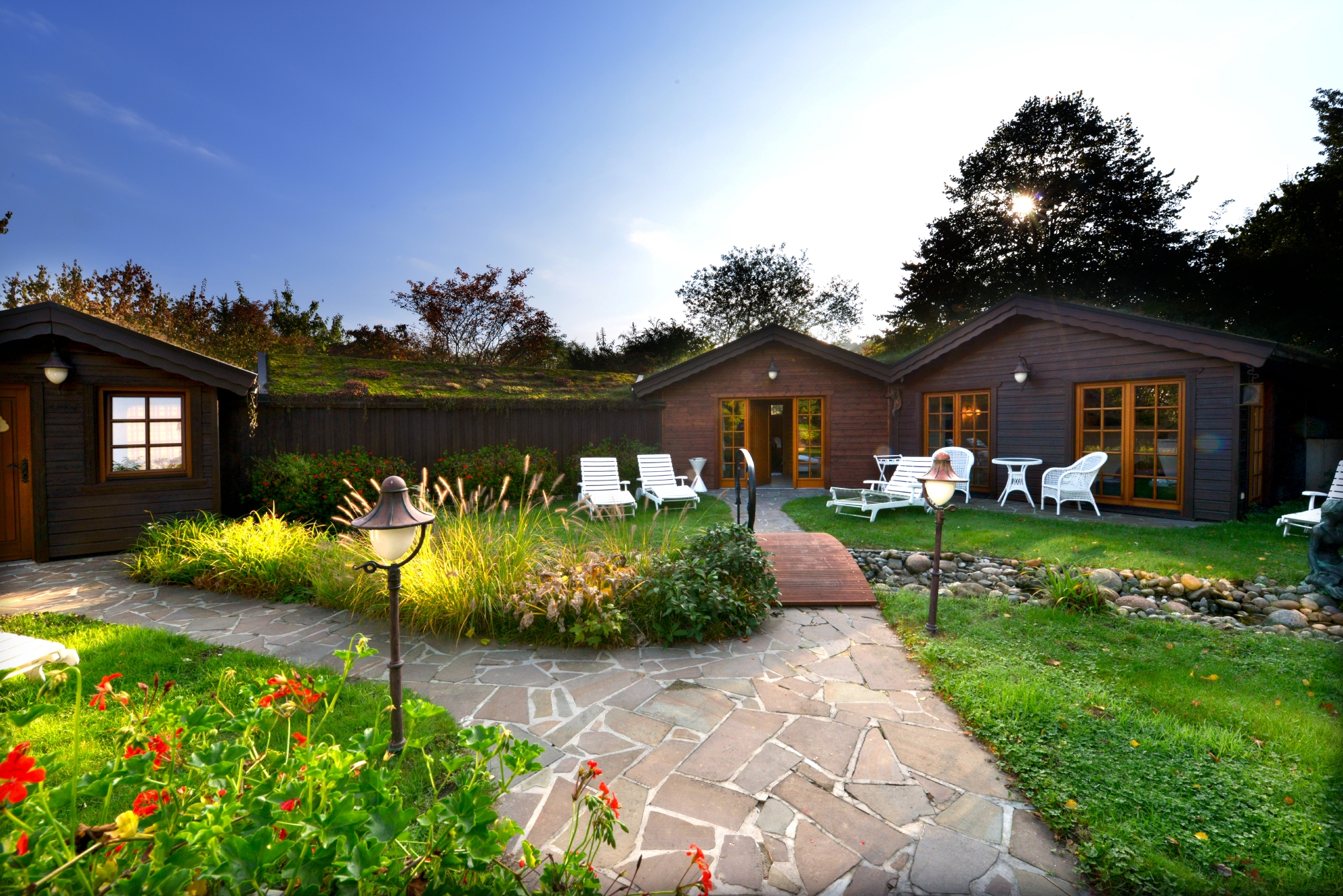 Wellnesshotel: Saunagarten - Lohmann`s Romantik Hotel Gravenberg